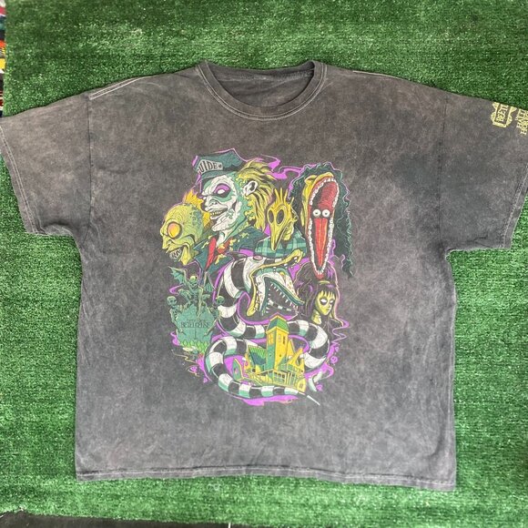 American Vintage Other - Vintage Y2K Beetlejuice Shirt Halloween Horror Goth Emo Tee